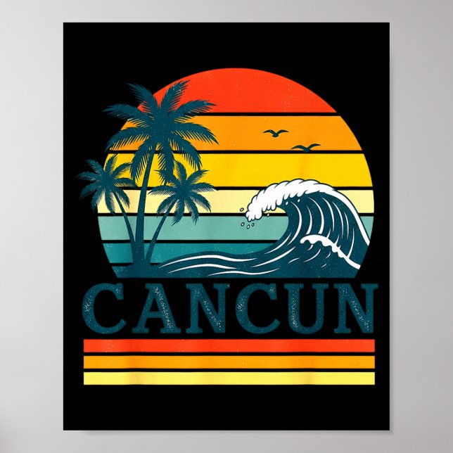 Cancun Holiday Christmas Trip Vacation Matching  Poster (Vorne)