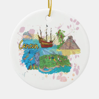 Cancun Keramikornament