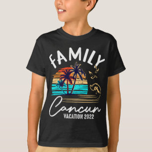 CANCUN MEXICO 2022 Ferien Beach Matching Family T-Shirt