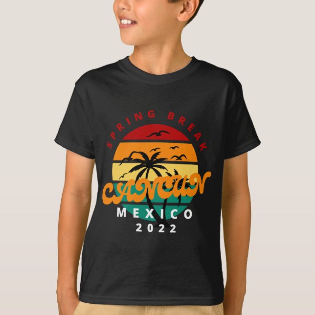 Cancun Mexico 2022 Spring Break Family Matching Va T-Shirt (Vorderseite)