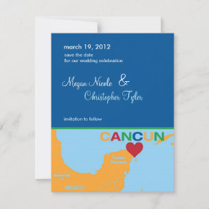 Cancun Mexico Ankündigung Datum freihalten