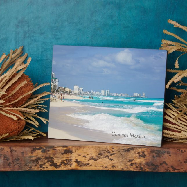 Cancun Mexico Beach Fotoplatte (Seite)