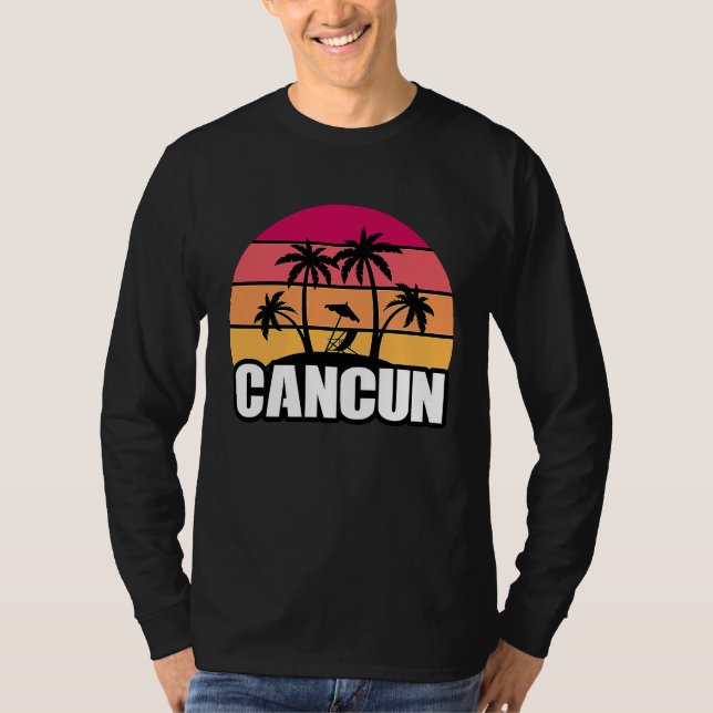 Cancun Mexico Cancun Travel Vacation Souvenir T-Shirt (Vorderseite)