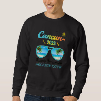 Cancun Mexico Family Trip 2023 Outfit Premium_3 Sweatshirt