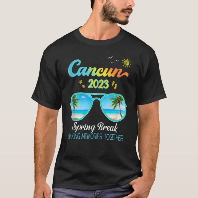 Cancun Mexico Family Trip 2023 T-Shirt (Vorderseite)