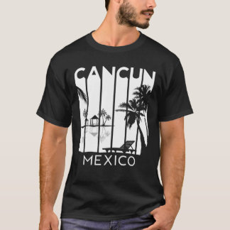 Cancun Mexico Retro Mexican Resort Ferien Sommer T-Shirt