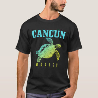 Cancun Mexico Sea Turtle Beach Scuba Diving Diver  T-Shirt