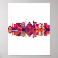 Cancun Mexico Skyline