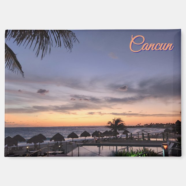 Cancun Mexico Souvenir Magnet (Vorderseite)