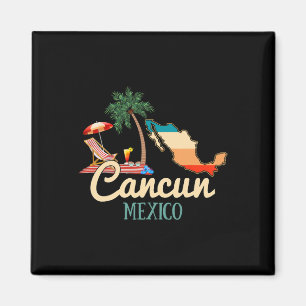 Cancun Mexico Souvenir-Shirt Familie Passende Feri Magnet