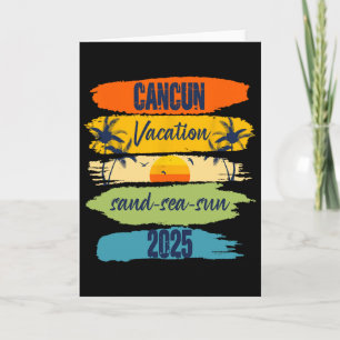 Cancun Mexiko 2025 Sommerurlaub passende Familie Karte