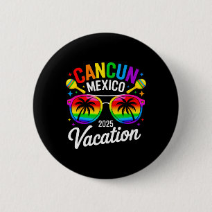 Cancun Mexiko 2025 Urlaub Reise Strand Sommer Button