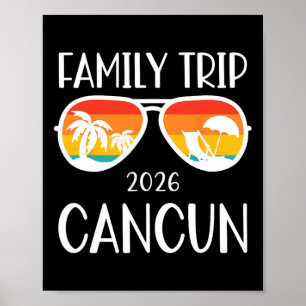 Cancun Mexiko Familienreise 2026 Wochenendurlaub M Poster