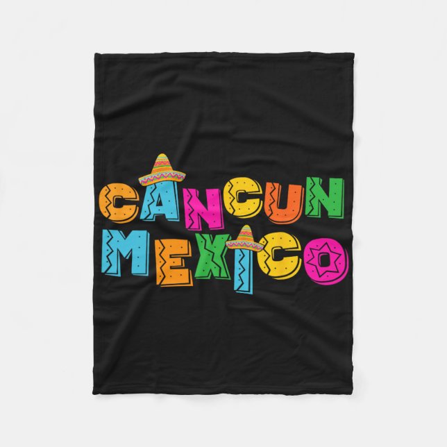 Cancun Mexiko  Fleecedecke (Vorderseite)