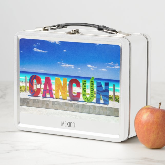 Cancun, Mexiko Metall Brotdose (Beispiel)