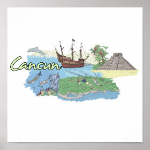 Cancun - Mexiko.png Poster