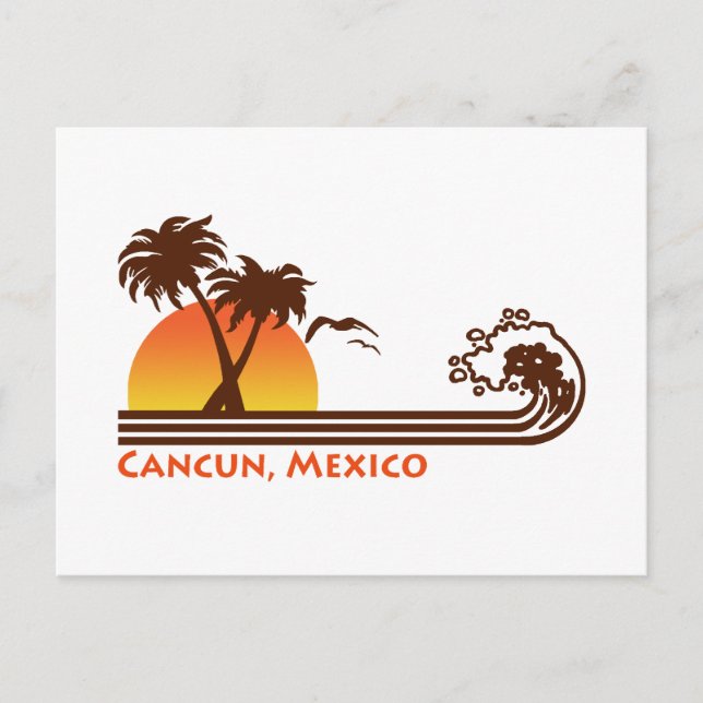 Cancun Mexiko Postkarte (Vorderseite)