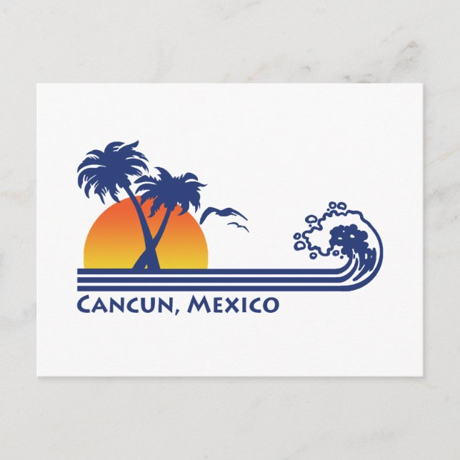 Cancun Mexiko Postkarte (Vorderseite)