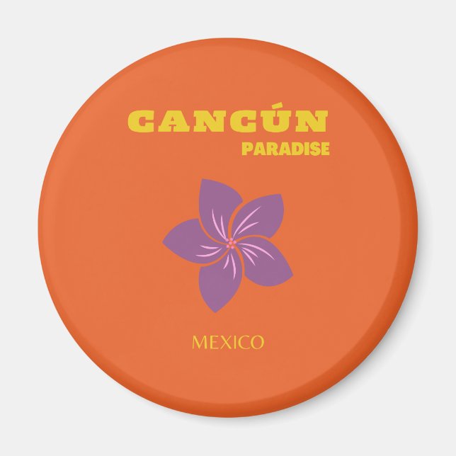 Cancun, Mexiko, Reisekunst, Tropische Kunst, Orang Magnet (Vorne)