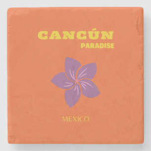 Cancun, Mexiko, Reisekunst, Tropische Kunst, Orang Steinuntersetzer