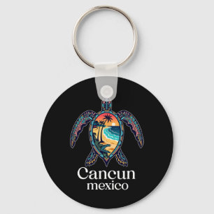 Cancun Mexiko Souvenir Familie passende Urlaub Ca Schlüsselanhänger