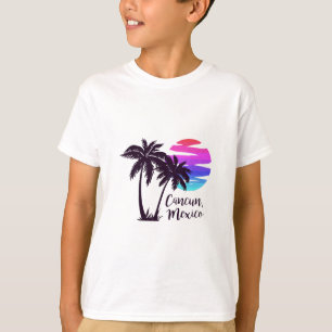 Cancun Mexiko Strand Sommerurlaub Palmen Sonne T-Shirt