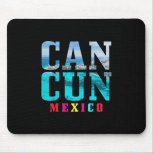 Cancun Mexiko Strand Sommerurlaub Souvenir Mousepad