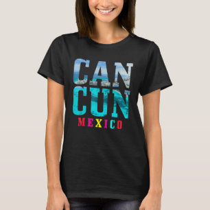 Cancun Mexiko Strand Sommerurlaub Souvenir T-Shirt