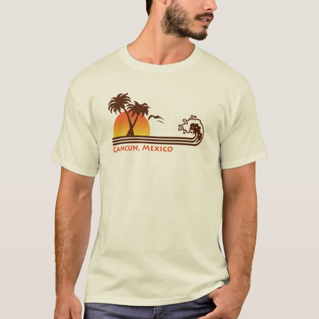 Cancun Mexiko T-Shirt (Vorderseite)