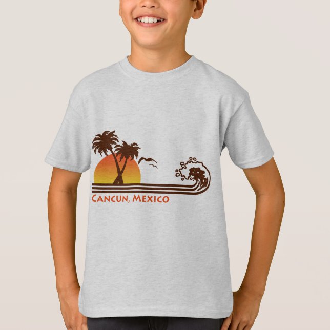 Cancun Mexiko T-Shirt (Vorderseite)