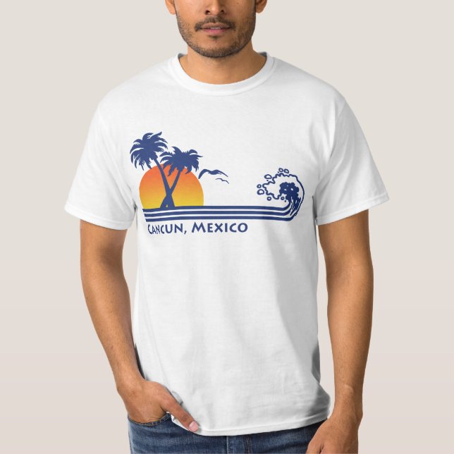 Cancun Mexiko T-Shirt (Vorderseite)