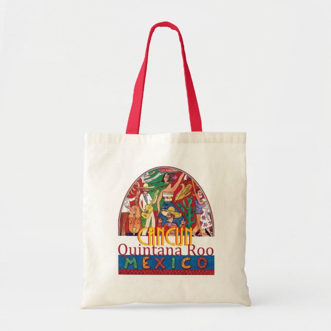 CANCUN Mexiko Tragetasche (Vorne)