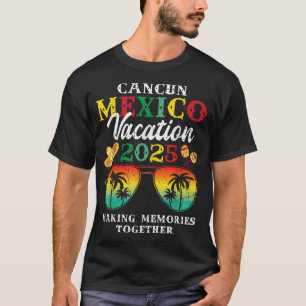 Cancun Mexiko Urlaub 2025 Reise Strand passend T-Shirt