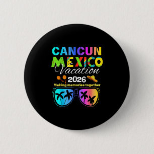 Cancun Mexiko Urlaub Strand 2026 Reise Gruppe Squa Button