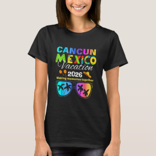 Cancun Mexiko Urlaub Strand 2026 Reise Gruppe Squa T-Shirt