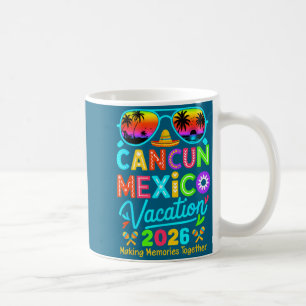 Cancun Mexiko Urlaub Strand 2026 Reise passend Kaffeetasse