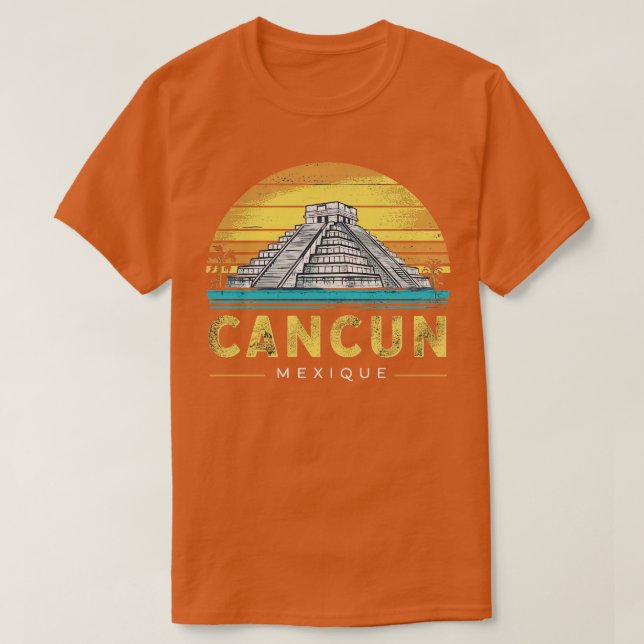 Cancun Mexique T-Shirt (Design vorne)