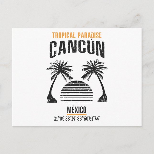 Cancún Postkarte (Vorderseite)