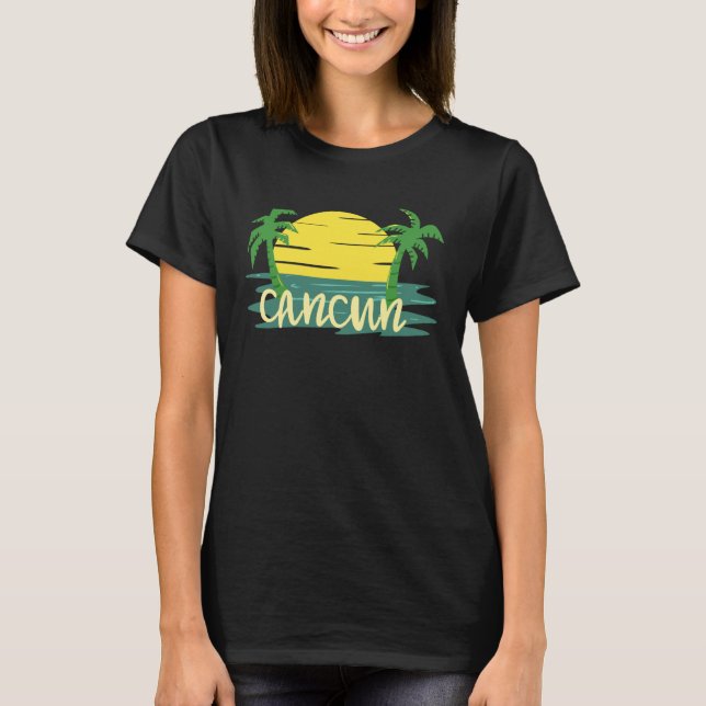 Cancun Spring Break Mexico Holiday Vacation Friend T-Shirt (Vorderseite)