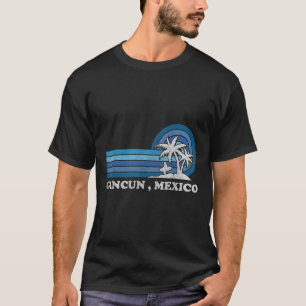 Cancun Strand Mexiko Familien Sommerurlaub Vintage T-Shirt