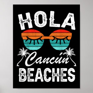Cancun T Shirt Funny Summer Vacation Matching Fami Poster