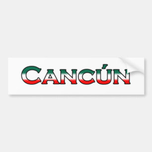 Cancun (Textlogo) Autoaufkleber
