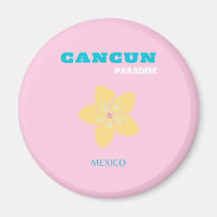 Cancun Travel Art, Travel Art, Preppy, Preppy Room Magnet