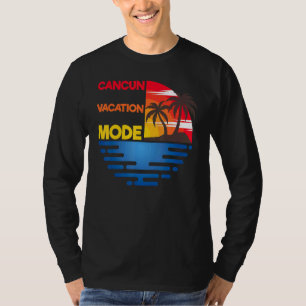 Cancun-Urlaubsmodus-Abgleich-Gruppen-Design T-Shirt