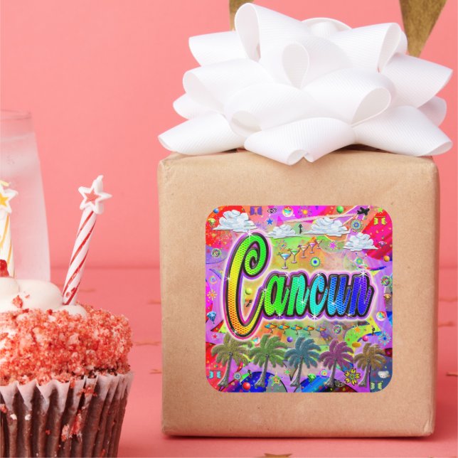 Cancun Vista Express Aufkleber (Party)