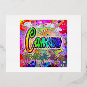 Cancun Vista Express Postkarte