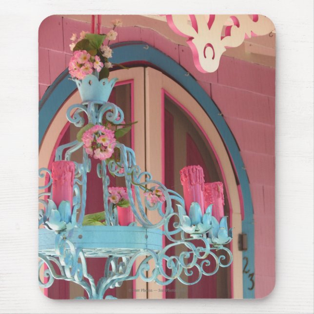 Candelabra und Pink - Martha's Weinberg Mousepad (Vorne)