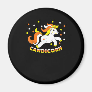 Candicorn Süßes Einhorn Halloween Candy Corn Lusti Magnet