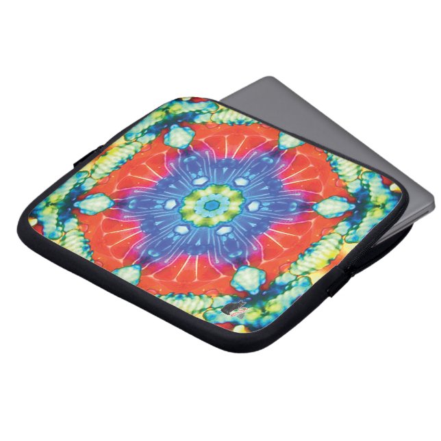Candid Kaleidoskop Laptop Sleeve (Vorne Oben)