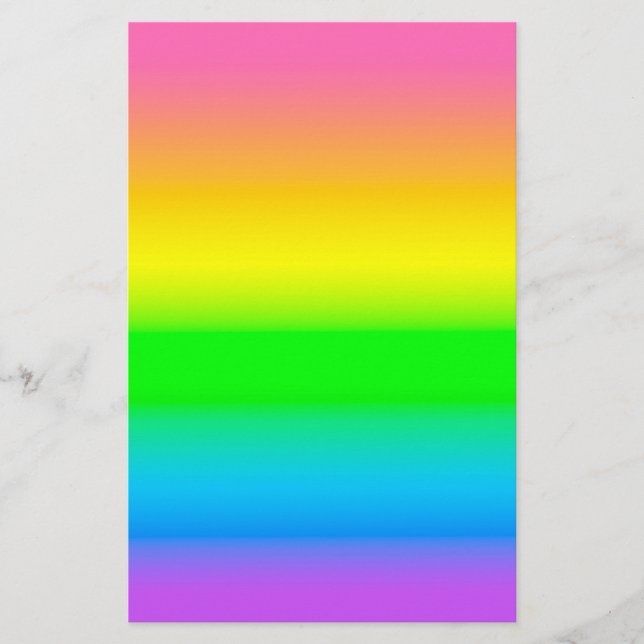 Candid Rainbow Pattern Scrapbook Sheets (Vorderseite)